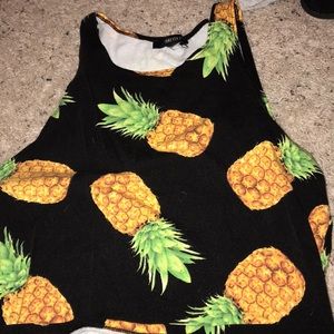 Forever 21 pineapple crop top
